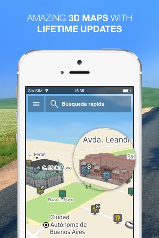 NLife Argentina Premium - Navegación GPS y mapas sin conexión a Internet screenshot 2
