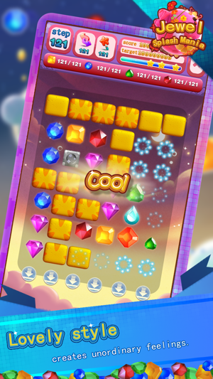 Jewel Splash Mania - Amazing Gem Matching Game(圖2)-速報App