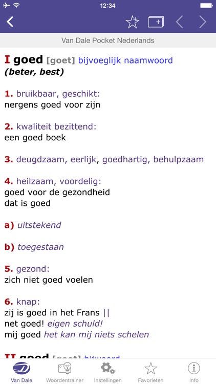Dutch Dictionary - Van Dale Pocket dictionary: define, spell and use Dutch words correctly screenshot-3