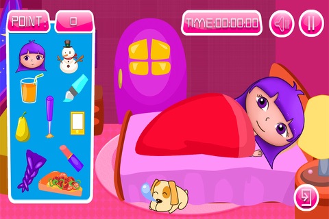Anna sleep slacking game screenshot 2