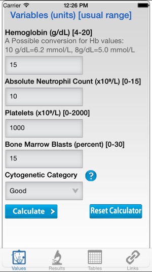 MDS IPSS-R Calculator(圖2)-速報App