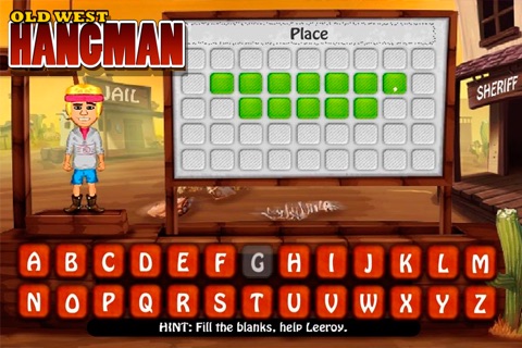 Old West Hangman screenshot 2