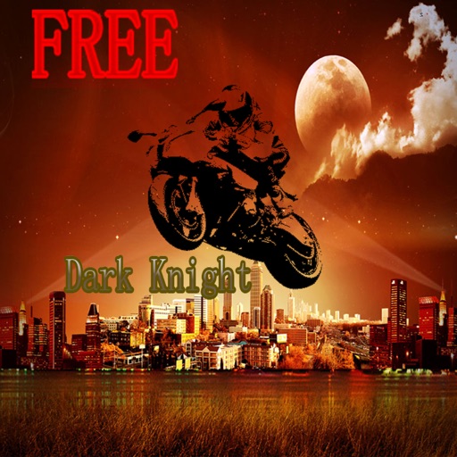Dark Knight - Moto Racing In The City Night Sky !