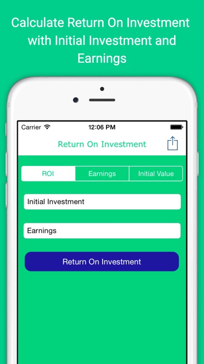 Return On Investment Calculator