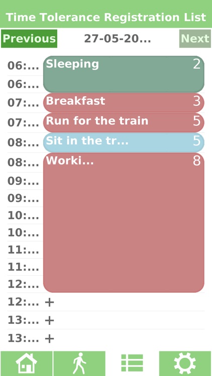 Time Tolerance Registration List Free screenshot-3