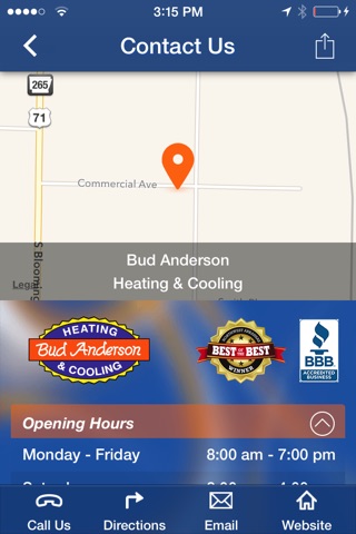 Bud Anderson Heating & Cooling screenshot 2