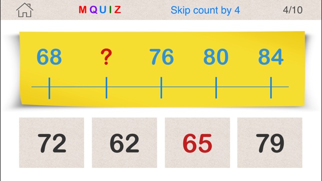 MQuiz Skip Counting - Number Sequence Math Quiz(圖2)-速報App