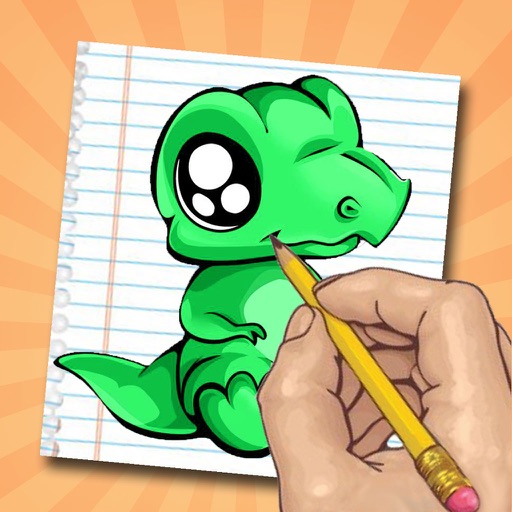 How to Draw Dinosaurs : Drawing Lessons and Coloring pages icon