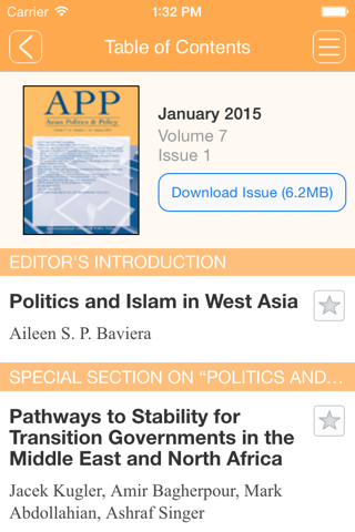 Asian Politics & Policy screenshot 2