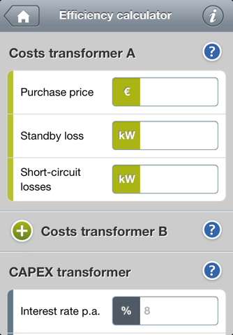 Transformers Calculator screenshot 3