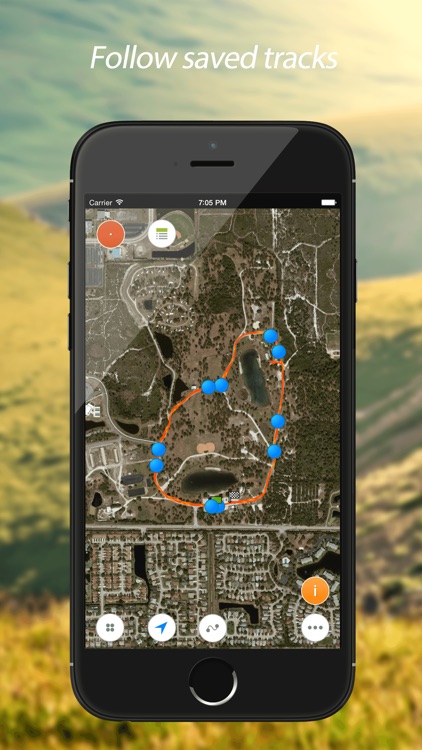 Track Kit Pro - GPS Tracker with offline maps, Compass, Speedometer, Rangefinder and Theodolite screenshot-3