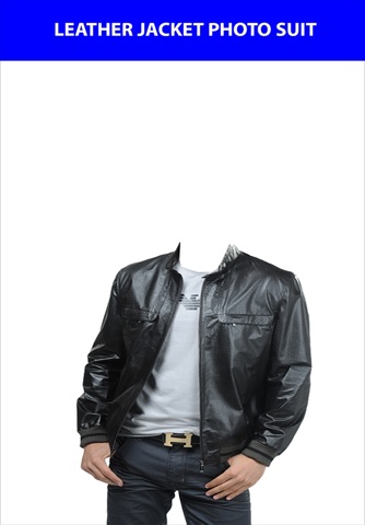 Leather Jacket Photo Suit screenshot 4