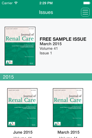 Journal of Renal Care screenshot 2