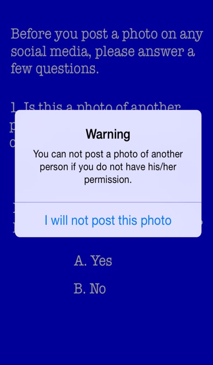 PrePost - Is Your Photo Appropriate?