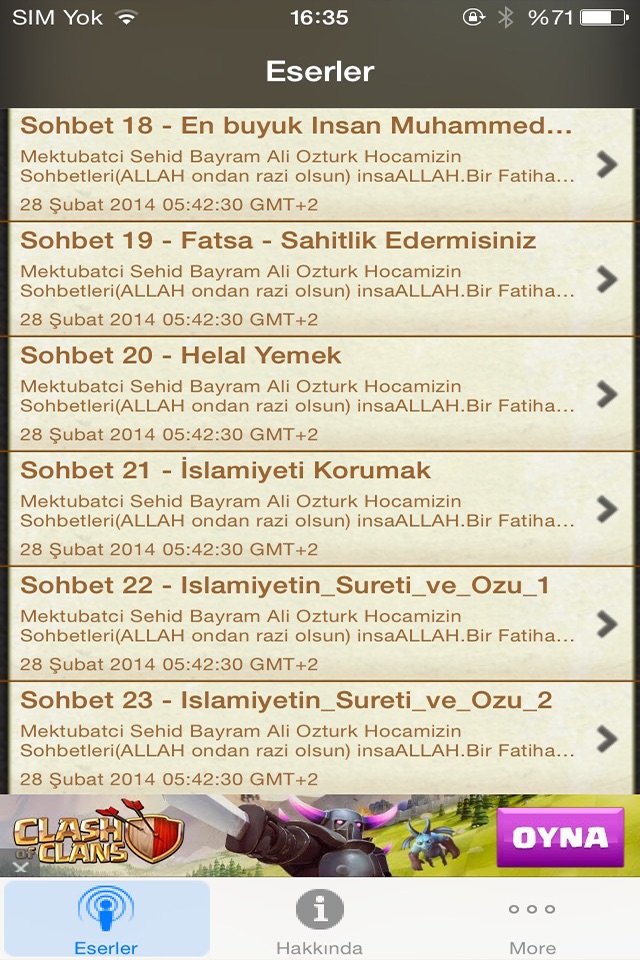 Bayram Ali Öztürk Hoca Sohbetleri Dinle screenshot 2