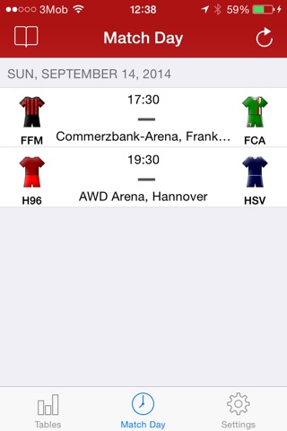 Scheduler - Deutsche Fußball Bundesliga 2015-2016 screenshot 3