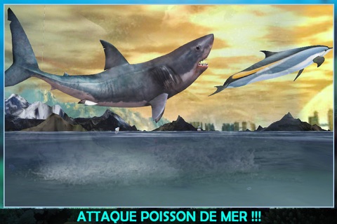 Angry Sea Shark Attack 3D Simulator screenshot 3