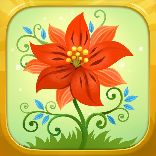 The Little Scarlet Flower. Interactive childrens' book.