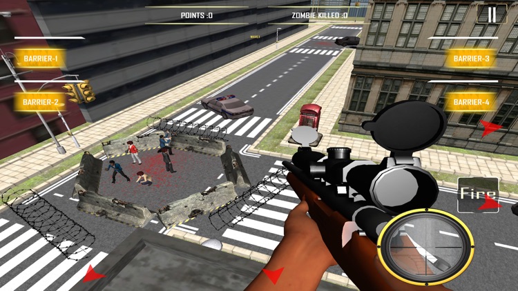 3D Sniper City Warfare- Elite Zombie Shooting Game screenshot-3