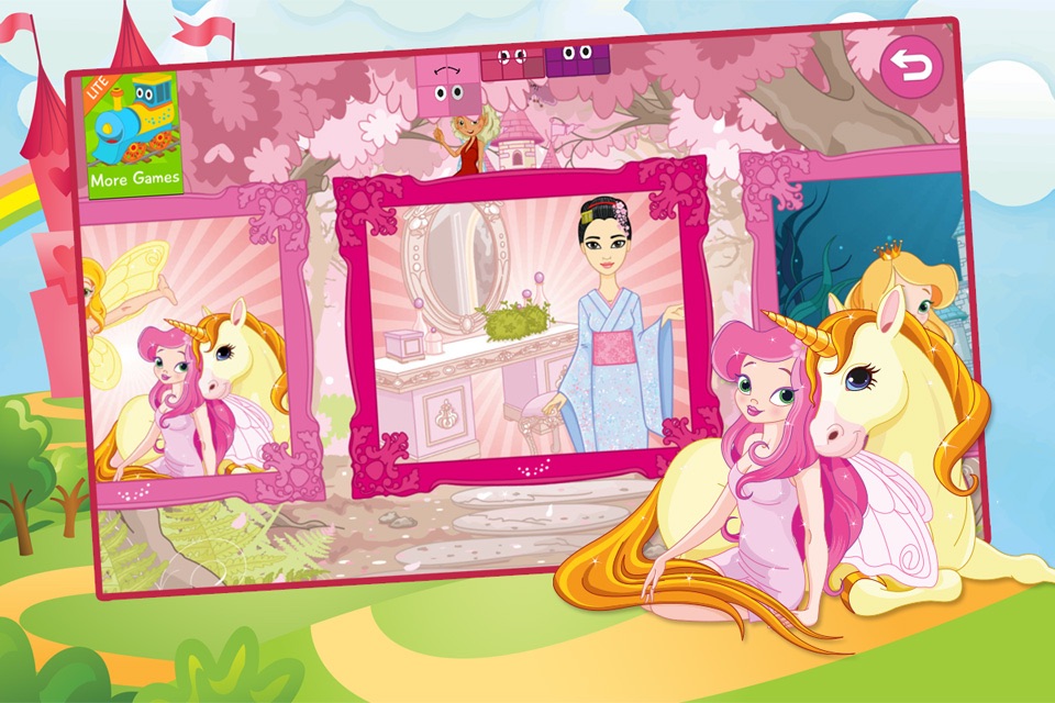 Kids Slide Puzzle Princess Free screenshot 2