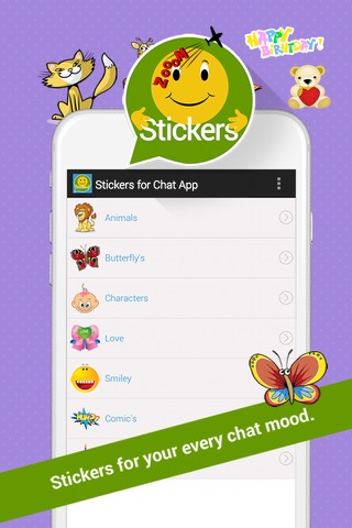 Free Stickers for Chat  App screenshot 2