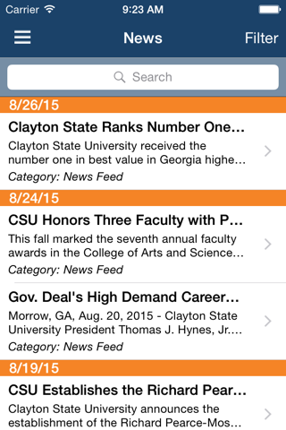 Clayton State University screenshot 4