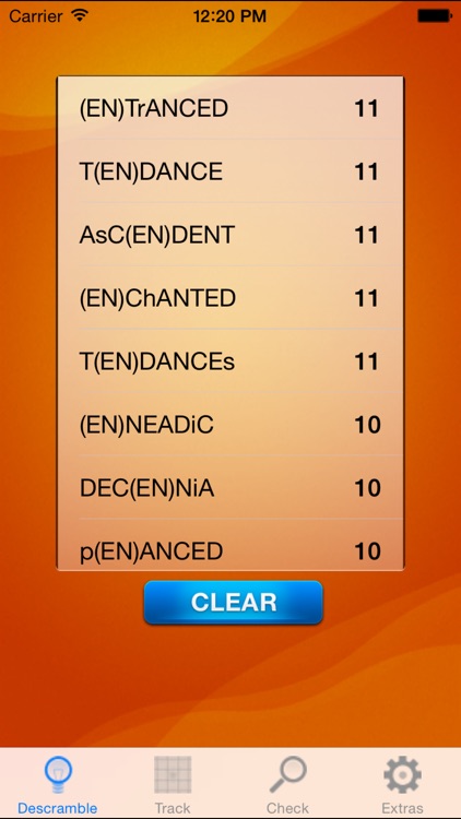 Descrambler - unofficial word game solver for SCRABBLE®, Words with Friends and Wordfeud crossword games screenshot-3