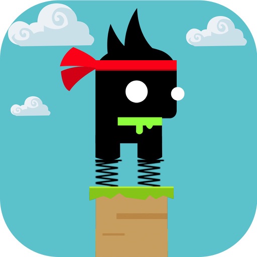 Spring Ninja Jump - Free icon