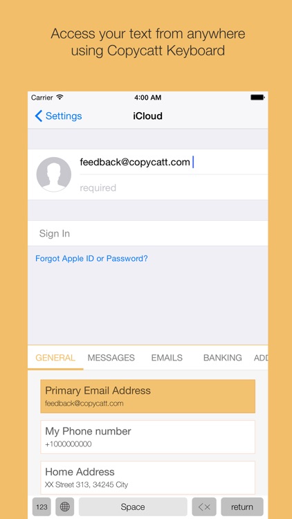 Copycatt - Secure Copy Paste Keyboard