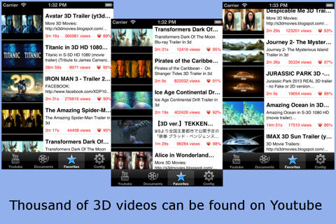 3DTube - Youtube 3D video player screenshot 3