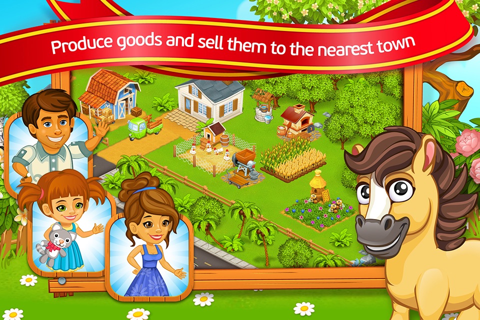 Farm Town: villa for friends screenshot 2