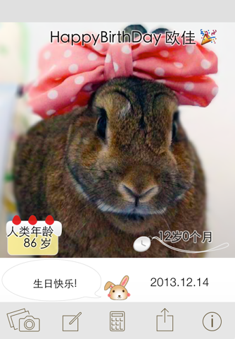 HowOldRabbit? Save pictures calculating the age of the pet Rabbit. screenshot 4