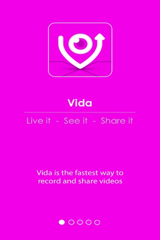 Vida - Fast Video Sharing screenshot 3