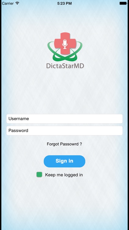 DictastarMD - Meaningful use dictation & Medical Transcription app