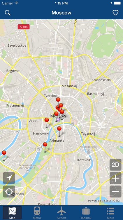 Moscow Offline Map - City Metro Airport