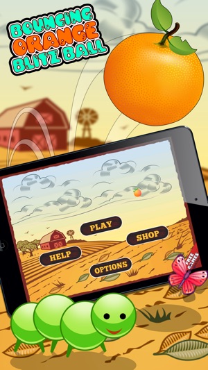 Bouncing Orange Blitz Ball(圖1)-速報App