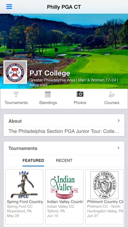 Philadelphia PGA Collegiate Tour