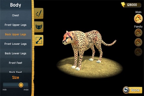 Wild Cheetah Sim 3D – Safari Wildlife Simulator screenshot 3
