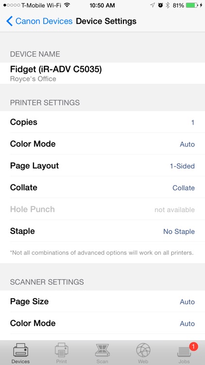 Direct Print and Scan for Mobile