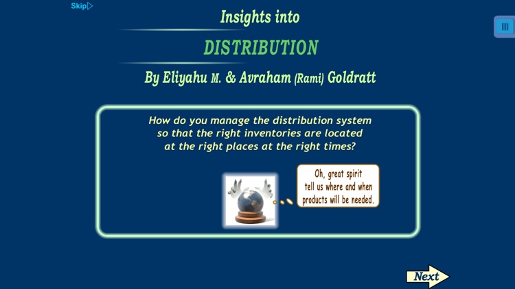 TOC Insights into Distribution and Supply Chain: the Theory of Constraints solution by Eliyahu M. Goldratt.