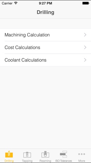 Drilling & Tapping Calculator