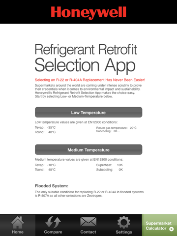 Retrofit R22 and R404A EU screenshot 2