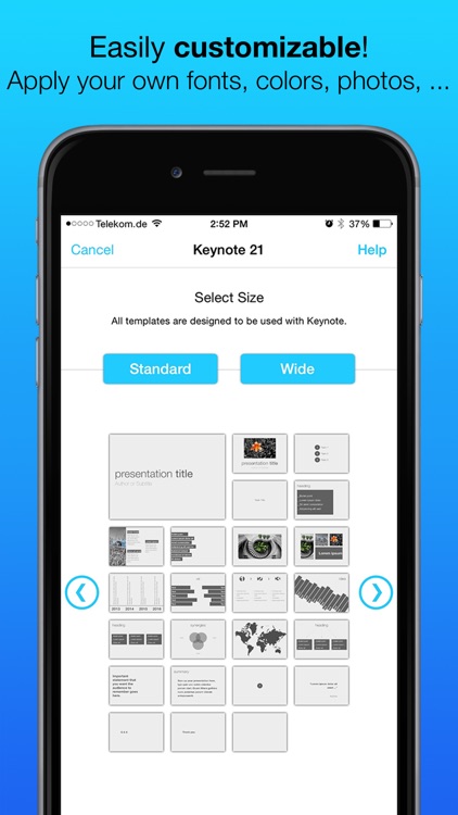 Templates for Keynote (for iPad, iPhone, iPod touch) screenshot-3