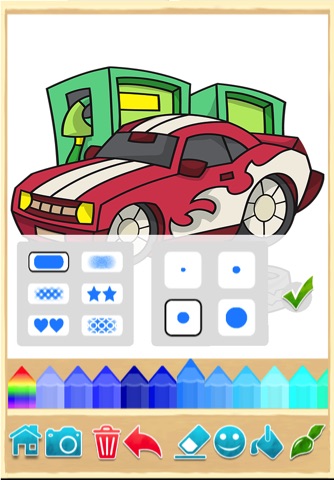 Cars coloring book game screenshot 2
