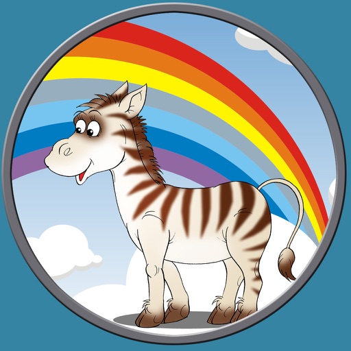 funny horses for kids - no ads icon