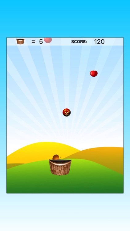 Catch The Apples! Falling Objects Game - Free screenshot-3