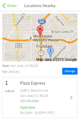 Pizza Express Ordering screenshot 2
