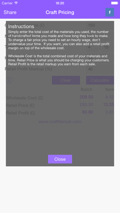 How to cancel & delete Craft Pricing Calculator from iphone & ipad 4