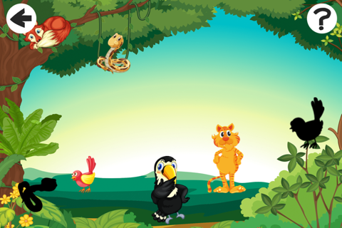 A Find the Shadow Game for Children: Learn and Play with Animals in the Forest screenshot 4