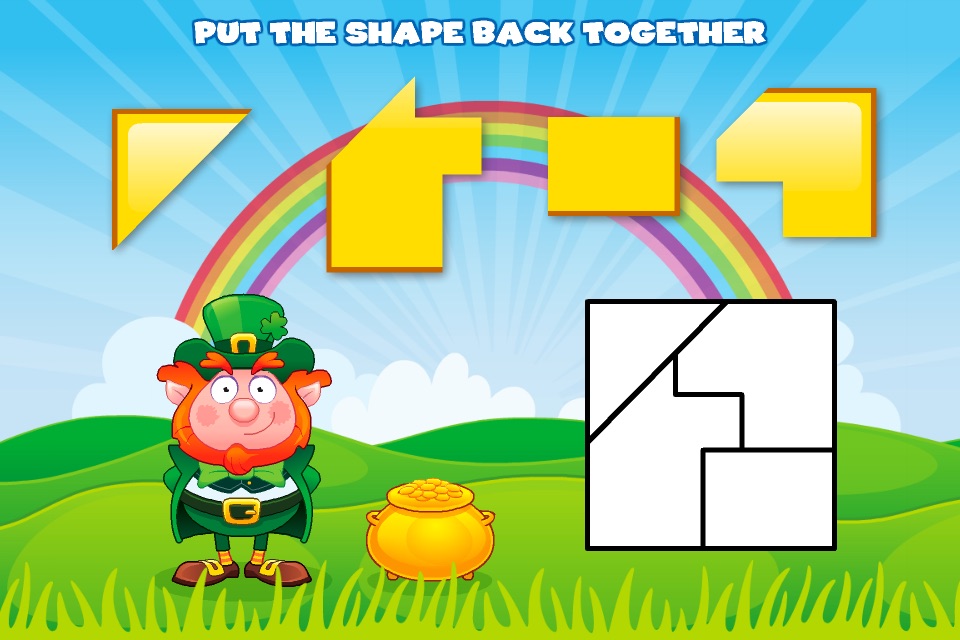Shapes with Lucky the Leprechaun screenshot 2